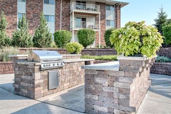Gas bbq and picnic area